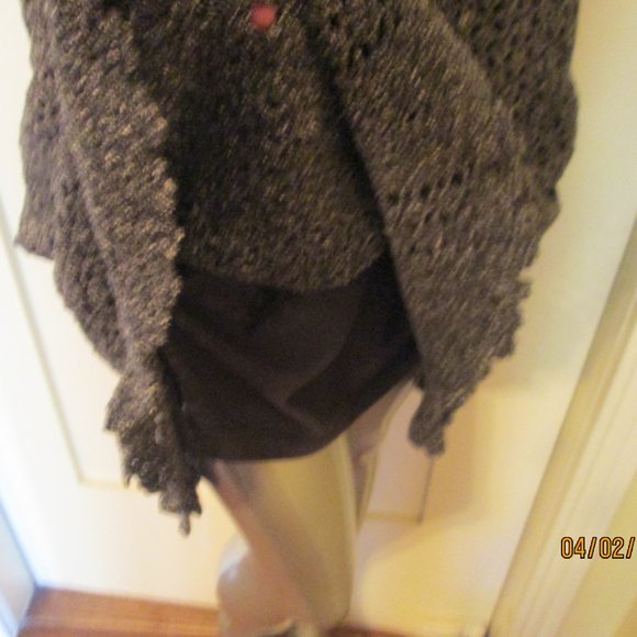 Cynthia Steffe Crochet Tweed Empire Waist Dress Small - Picture 7 of 8